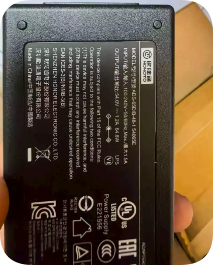 *Brand NEW*HONOTO ADS-65DIB-48-1E Power Adapter 54V 1.2A Hikvision Surveillance DVR Power Supply Unit